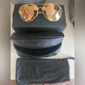 Oakley Feedback polished Gold prizm rose gold polarized